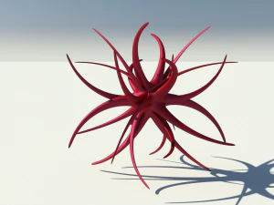 virus looking creature v2 3D Model
