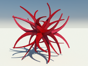 virus looking creature v2 3D-Modell