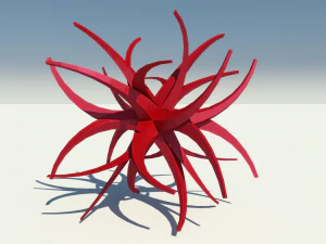 virus looking creature v2 3D Model