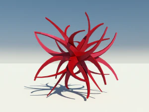 virus looking creature v2 3D Model