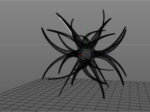 virus looking creature v2 3D Model