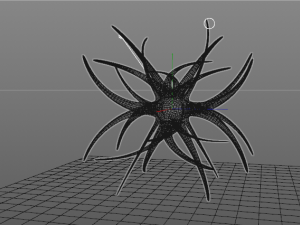 virus looking creature v2 3D-Modell