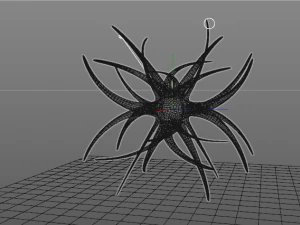 virus looking creature v2 3D Model