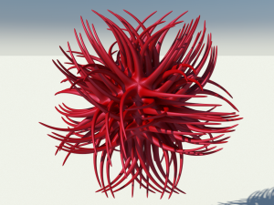virus looking creature v4 3D Model