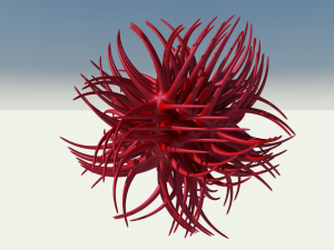 virus looking creature v4 Modelo 3D