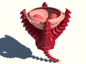 dragon egg holder v1 Model 3D