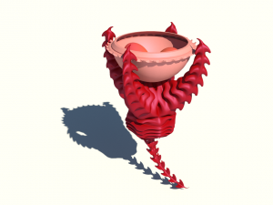 dragon egg holder v1 Model 3D