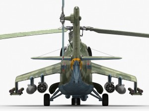mil mi-24p hind f 3D Model
