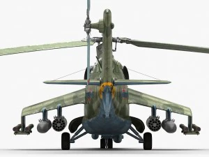 mil mi-24p hind f 3D Model