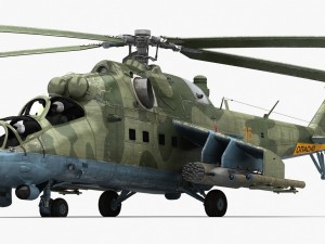 mil mi-24p hind f 3D Model
