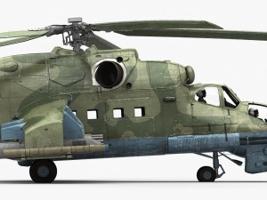 mil mi-24p hind f 3D Model