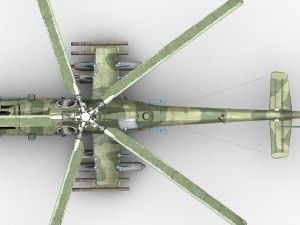 mil mi-24p hind f 3D Model