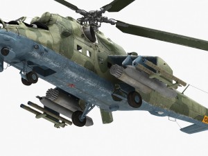 mil mi-24p hind f 3D Model