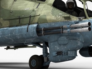 mil mi-24p hind f 3D Model