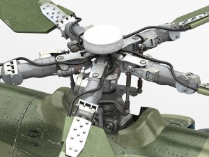 mil mi-24p hind f 3D Model