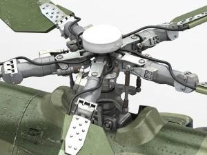 mil mi-24p hind f 3D Model