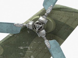 mil mi-24p hind f 3D Model