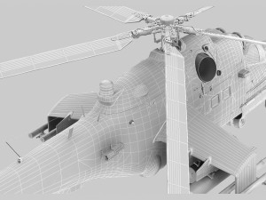 mil mi-24p hind f 3D Model