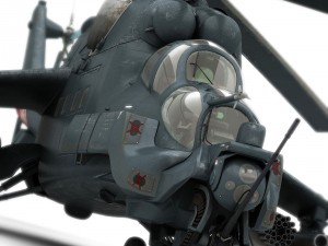 mi-24 super hind 3D मॉडल