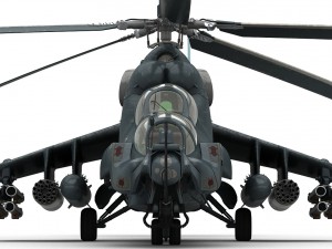 mi-24 super hind Model 3D
