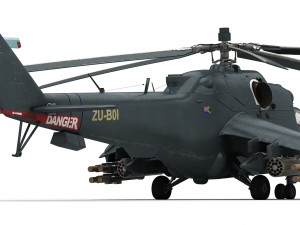 mi-24 super hind Model 3D