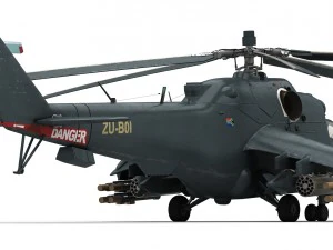 mi-24 super hind 3D Model