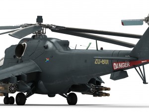 mi-24 super hind Model 3D