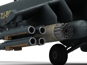 mi-24 super hind Model 3D
