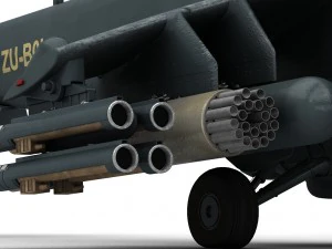 mi-24 super hind 3D Model