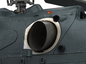 mi-24 super hind Model 3D