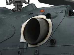 mi-24 super hind 3D Model