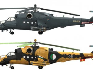 mi-24 super hind 3D Model