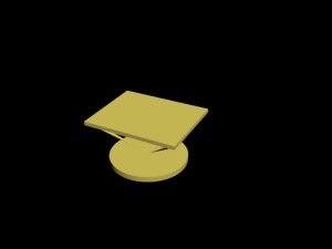 simple poly table 3D Model