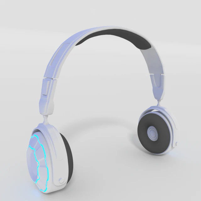 headphone 3D Model .c4d .max .obj .3ds .fbx .stl .blend 