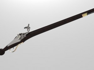 cavalry wheel lock pistol reitpistole of the 16th century 3D Model