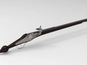 cavalry wheel lock pistol reitpistole of the 16th century 3D Model