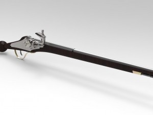 cavalry wheel lock pistol reitpistole of the 16th century 3D Model