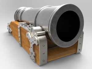bombard - artillery-type siege of the xv-xvi centuries 3D Model
