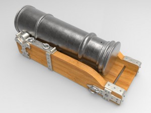 bombard - artillery-type siege of the xv-xvi centuries 3D Model