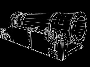bombard - artillery-type siege of the xv-xvi centuries 3D Model
