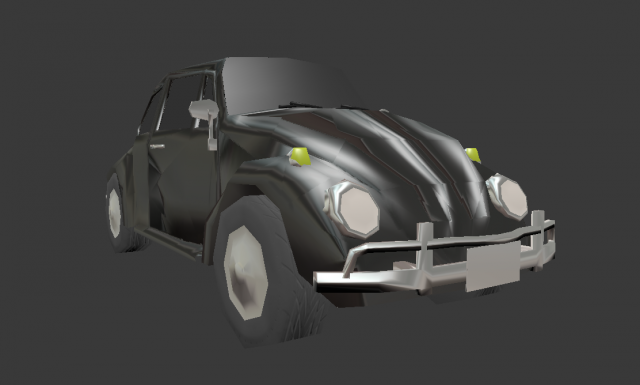 fusca 3D 모델 .c4d .max .obj .3ds .fbx .stl .blend