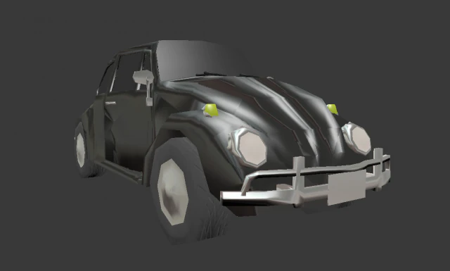 fusca 3D Model .c4d .max .obj .3ds .fbx .stl .blend 