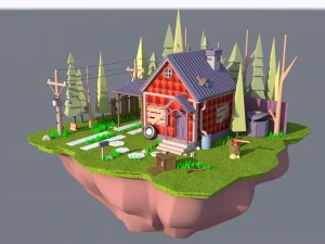 simple enviornment 3D Model