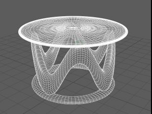 supper table 3D 模型