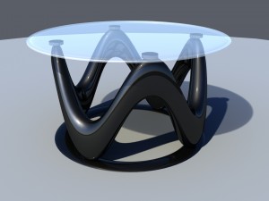 supper table Modelo 3D