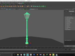 road light low poly 3D Model