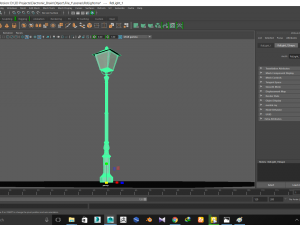 road light low poly Modèle 3D