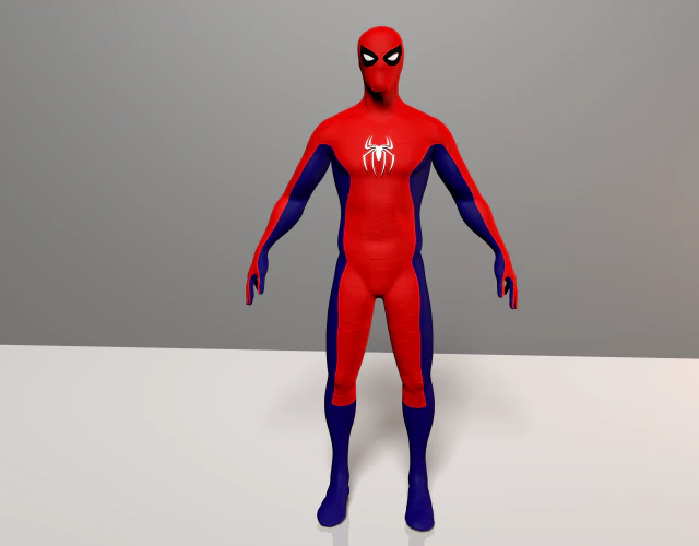 spiderman unique 3d model 3D Model .c4d .max .obj .3ds .fbx .stl .blend 