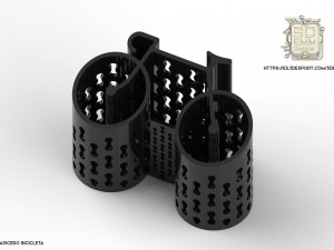 bike shape desk organizer 3D Print Model