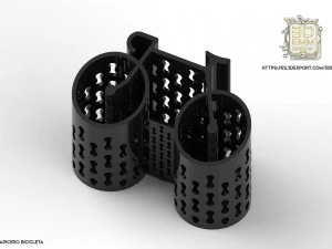 bike shape desk organizer 3D Print Model